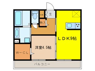 メルベーユの物件間取画像